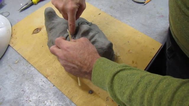 Лепка из пластилина для маски Шурале  - Чурила .