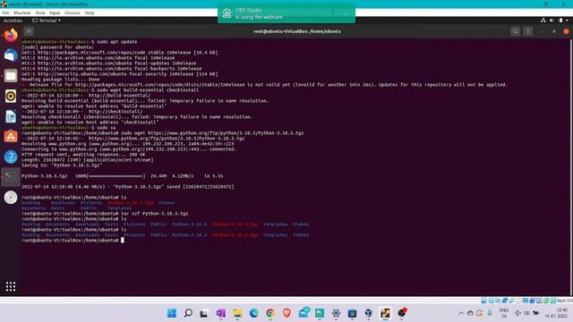Install Python in Ubuntu 20.04 based on VirtualBox смотреть онлайн