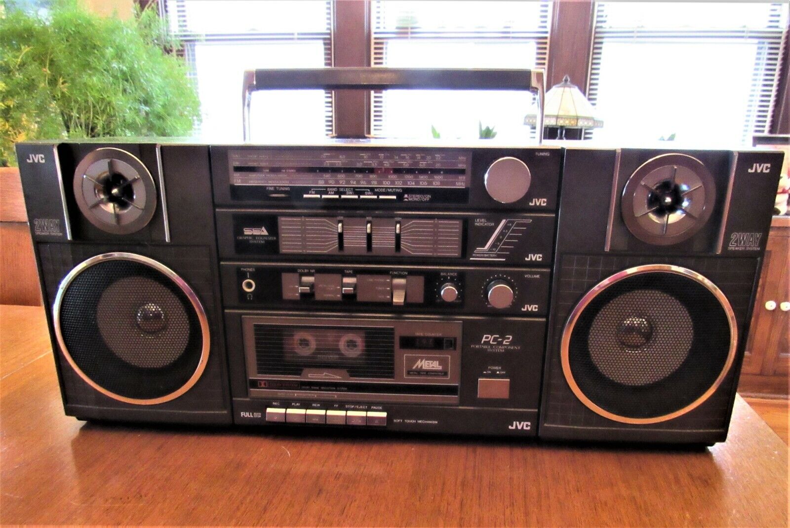 JVC PC-2 JW Boombox Radio Cassette-ЯПОНИЯ
