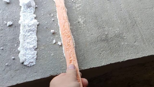 Тест как держит клей пена Пенопласт и Пеноплекс