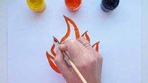 Как нарисовать Огонь? How to draw Fire?
