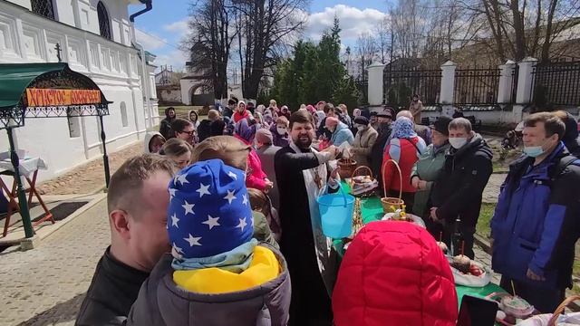 Великая Суббота?. Освещение куличей и пасхальных яиц. смотреть онлайн