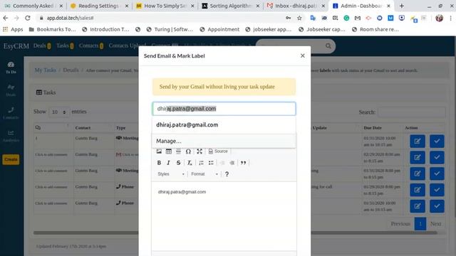 Free CRM with Gmail API connect смотреть онлайн