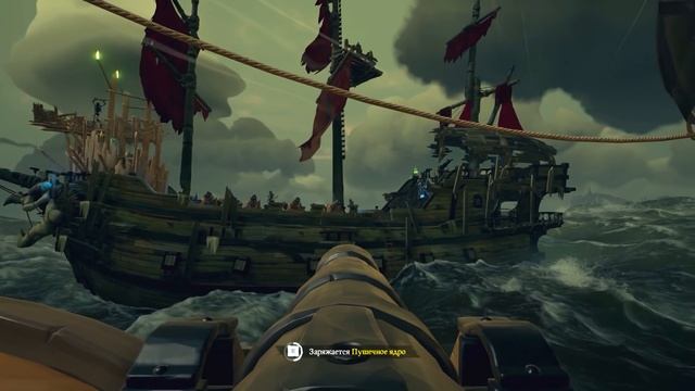 МЕГАЛОДОН vs КОРАБЛЬ ЧЕРЕПОВ В SEA OF THIEVES!!! смотреть онлайн