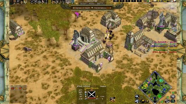 AoMT Hybrid CC, R1 - DoD vs. PXx, Game 2 - Age of Mythology: The Titans Hybrid Clan Cup смотреть онлайн