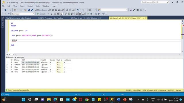 SQL Server Part 35 | Scalar user defined functions in SQL Server | Malayalam смотреть онлайн