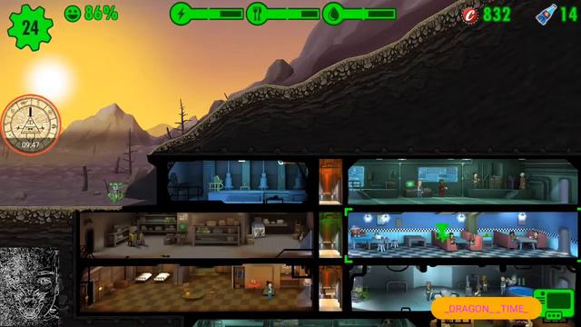 Игра FOLLOUT SHELTER #5 просто прохождение #взгляд #любителя смотреть онлайн