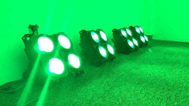 400W RGBW LED Blinder lights смотреть онлайн