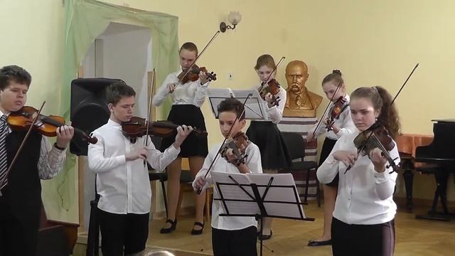 Скрипковий ансамбль ЛМШ №6.Євген Дога ''Вальс''. смотреть онлайн