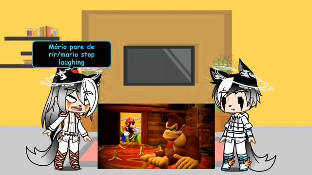 "eu e meggy react mario Nintendo memes" (gacha club) смотреть онлайн