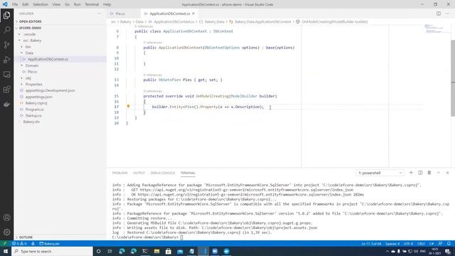 How to use EF Core 5 with DDD style projects - part 1 смотреть онлайн