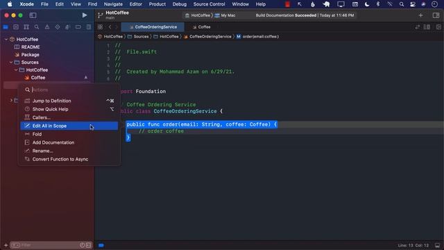 Creating Documentation Using DocC смотреть онлайн