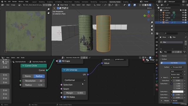 92 - UV Unwrap Node смотреть онлайн