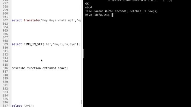Hive Part 2.1: String Operations Contd.. Upper,Lower,Translate,Space,FIND_IN_SET??? смотреть онлайн