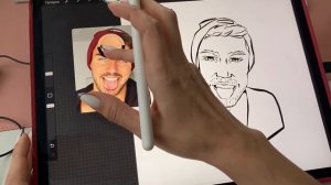 Как нарисовать МУЖСКОЙ стикер/портрет в PROCREATE
