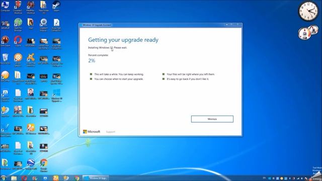 windows 7 to windows 10 FREE upgrade AFTER EXPIRE FREE EDITION PART 1 смотреть онлайн