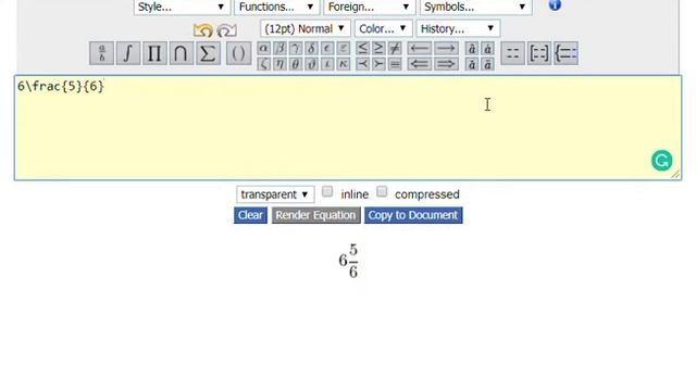 LaTeX Equation Editor for algebra class смотреть онлайн