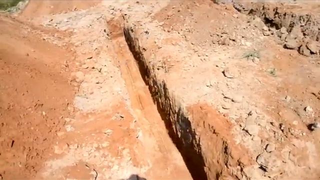 Правильная разметка фундамента под экскаватор 2часть/Копаем траншею - [school masterkladki] смотреть онлайн