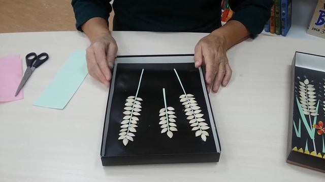 Мастер-класс "Осеннее панно из тыквенных семечек" смотреть онлайн