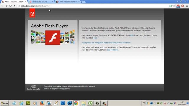MENSAGEM DE FLASH PLAYER OU TELA PRETA NOS FILMES ONLINE смотреть онлайн