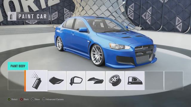 Forza Horizon 3 Mitsubishi Lancer Evo X GSR V8 BUILD смотреть онлайн