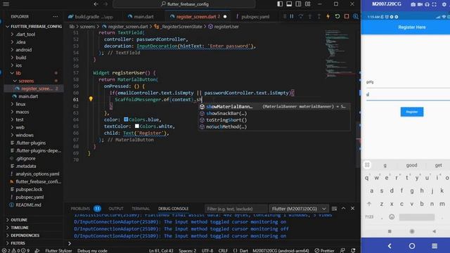 Flutter Firebase User Registration with Email and Password | Flutter Tutorial | Part 2 смотреть онлайн