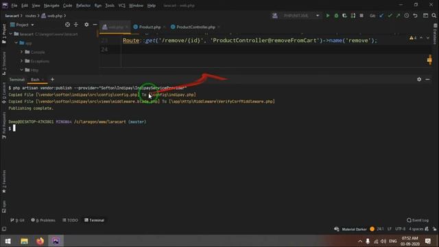 Laravel Shopping Cart Tutorial Hindi Part 7 | Payment Integration Package Install | The Test Coder