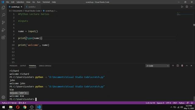 Python Programming for Beginners - 4 Input [English/Tagalog] смотреть онлайн