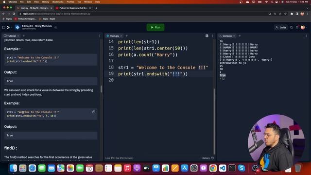 String Methods in Python | Python Tutorial - Day #13 смотреть онлайн