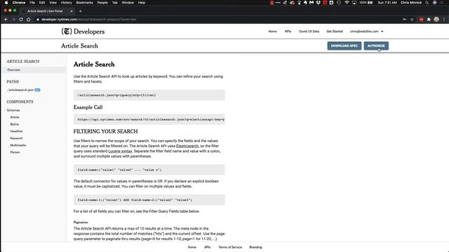 Testing the NYTimes Developer API смотреть онлайн