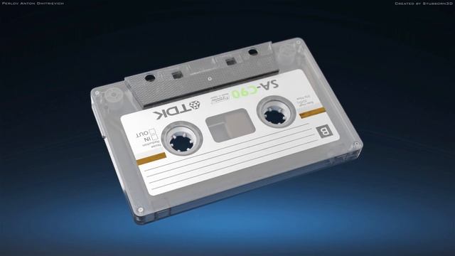 3D model Audio Cassette PBR смотреть онлайн