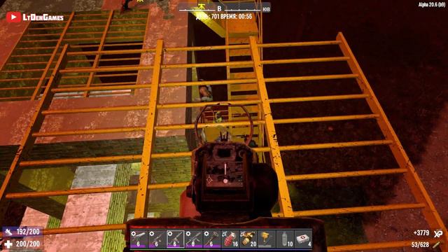 Тройная база vs орда 700 дня. (7 Days To Die. Alpha 20.6) смотреть онлайн