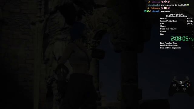 Dark Souls 3 All Bosses No Rolling/Blocking Speedrun [4:15:23] смотреть онлайн