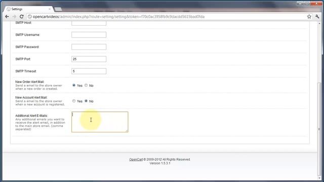 Configuring settings for OpenCart смотреть онлайн