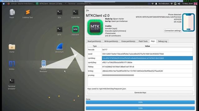 MTK client liveCD extract RPMBkey смотреть онлайн