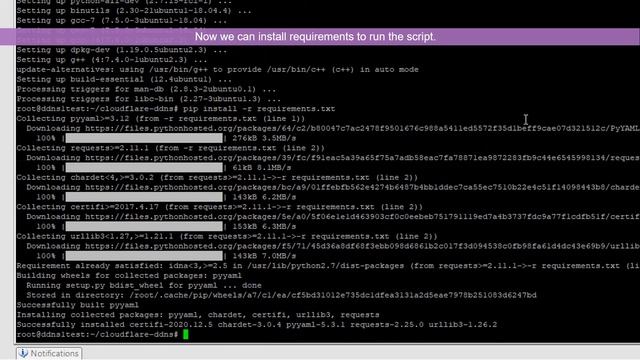 Using Python Script to Call Cloudflare API to Update DDNS IP смотреть онлайн