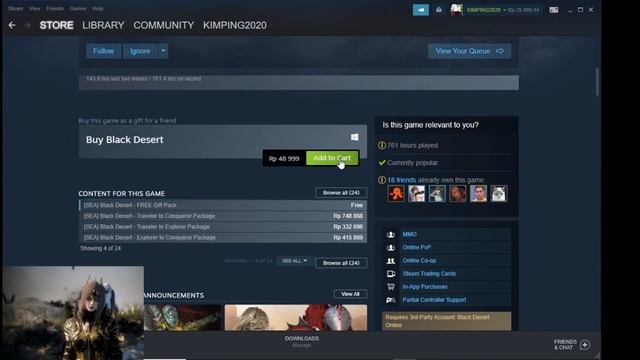 How to Redeem Free Gift Pack BDO Steam смотреть онлайн