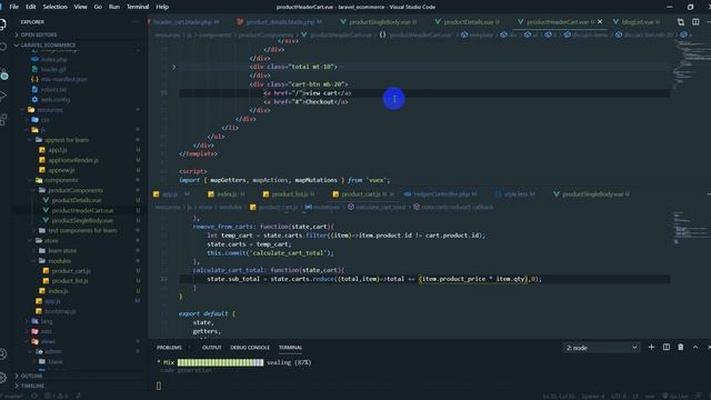 Laravel 8 ecommerce 18 - ( laravel vue - add to cart 2 ) смотреть онлайн