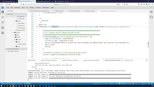 Testes de Controller java + jpa + hybernate смотреть онлайн