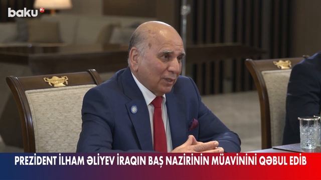 İlham Əliyev İraqın Baş nazirinin müavinini qəbul etdi смотреть онлайн
