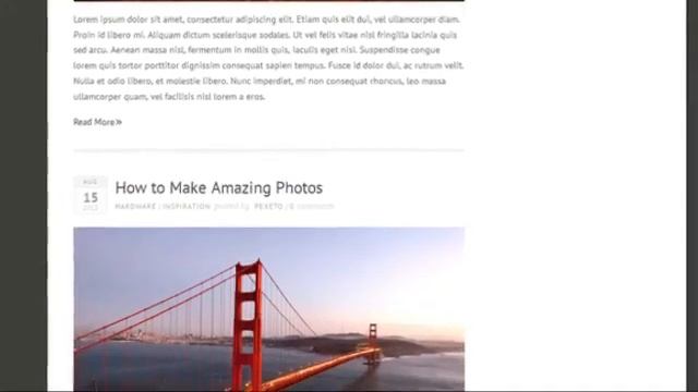 Expression Photography Responsive WordPress Theme смотреть онлайн