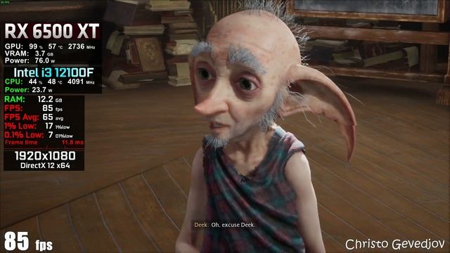 Hogwarts Legacy - RX 6500 XT | 1080p - High Settings + FSR | i3 12100F смотреть онлайн