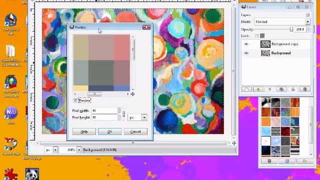 Pixelized Effect Using The Gimp - Tutorial