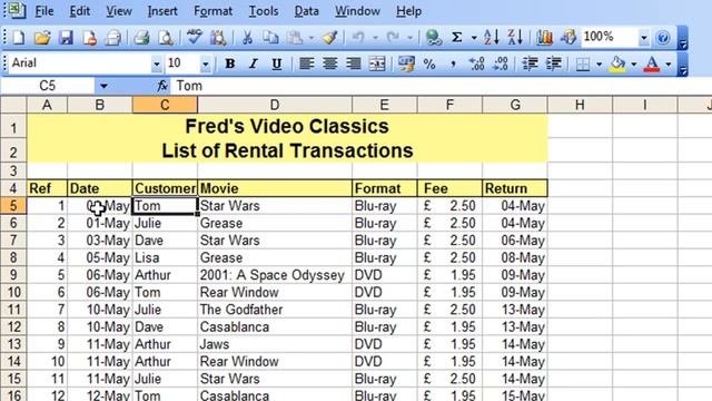 Microsoft Excel Tutorial for Beginners #26 - Database Pt.2 - Freeze & Split Table Navigation смотреть онлайн
