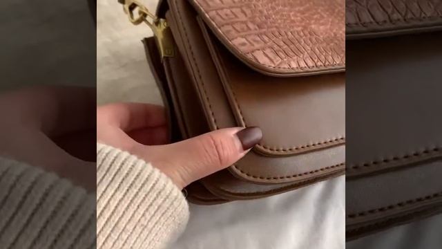 Женская, маленькая сумка с клапаном и 3 отделениями, на ремне через плечо смотреть онлайн