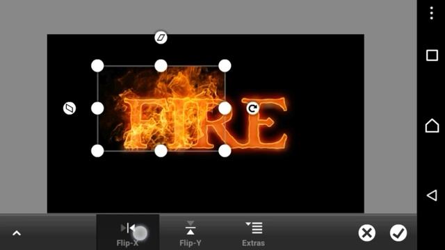 How to make fire text on Android | Photoshop Touch смотреть онлайн