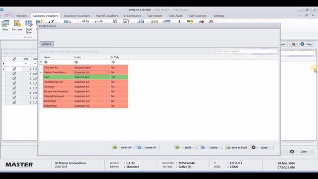 Import Bank Statement from Excel to Tally - Tally Master (Preview) смотреть онлайн