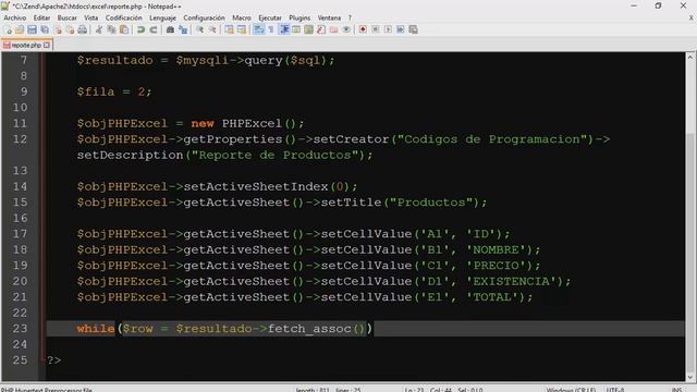 13: Reporte en Excel con PHP y MySQL смотреть онлайн