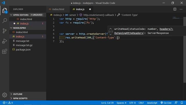 Node JS Tutorial - Serving HTML Pages смотреть онлайн