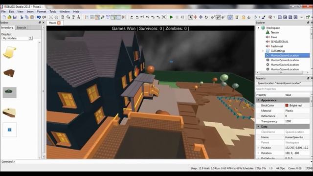 Roblox Tutorial's "How to make a zombie game" смотреть онлайн